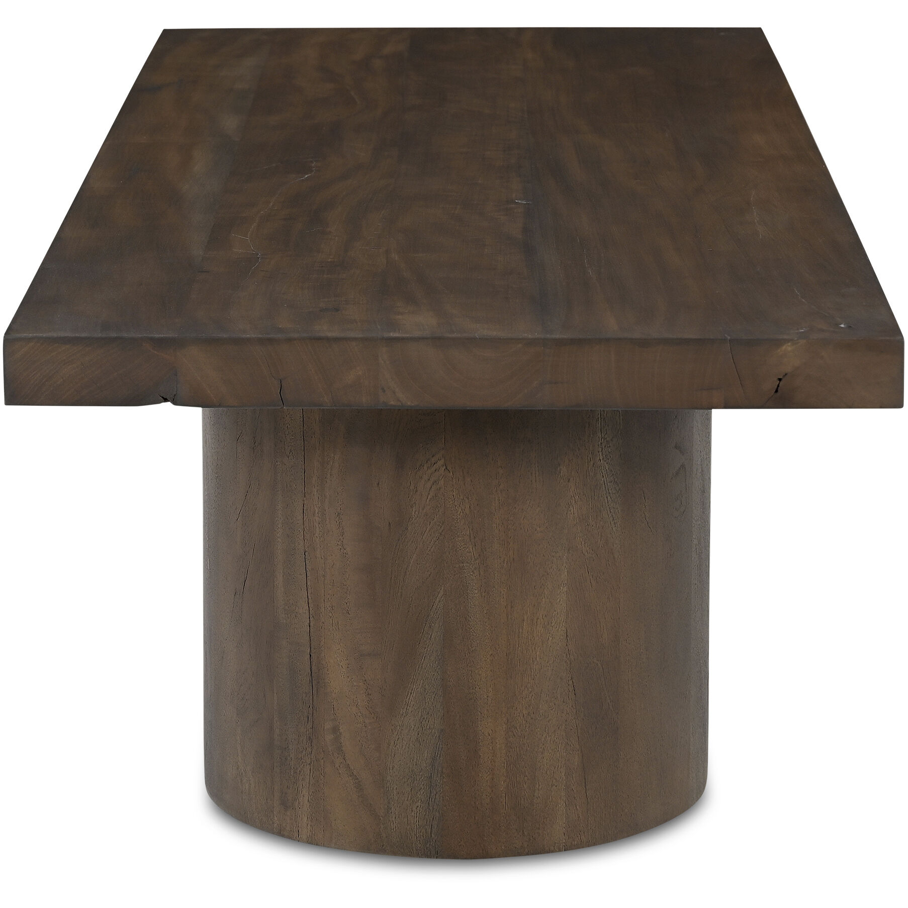 Hadley 60 X 24 inch Dark Brown Coffee Table
